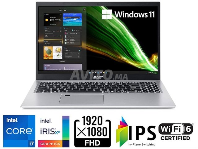 Acer Aspire 5 i7 11éme 16GB 1TB SSD garntie 1 an