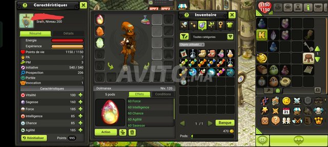 comptes Dofus touch