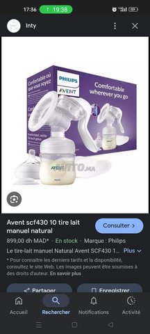 tire lait manuel avent