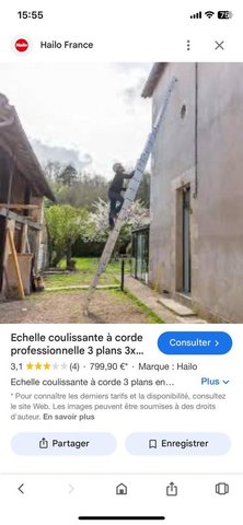 Échelle Coulissante 3 plan halio