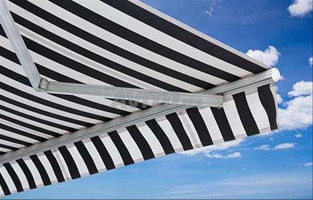 Store Banne - Bras en aluminum et TISSUS LA TOILE