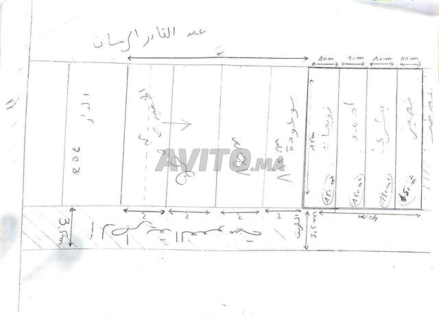    اصيلة حي الدغاليين مساحة البقعة  متر150مربع - 2