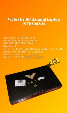 ✔️ USA - Victus by HP Gaming Laptop 15-fb2063dx