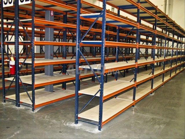  Rayonnage Mi lourd Métallique Solide de stock 