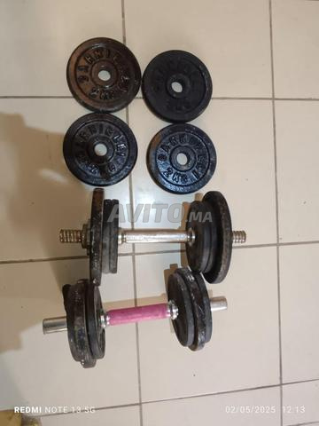 2 HALTER 2*10KG && 4 DISQUE 4*2KG prix - 2