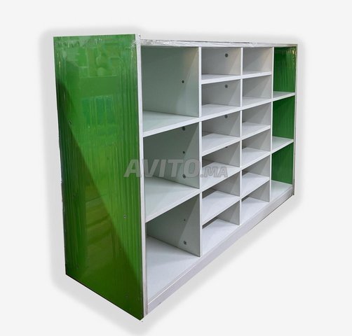 Meuble de rangement en bois MDF 120*40*87cm