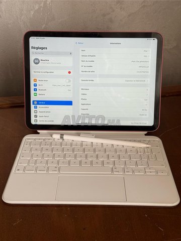 iPad 10th gen avec Magic Keyboard et Apple Pencil