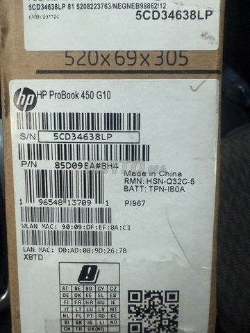 PC Portable HP Pro Book 450 G10 I7 16GB 512GB