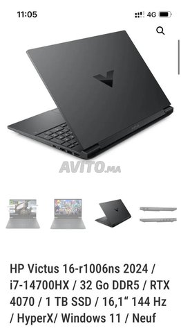 💻 PC Portable HP Victus 16 2024 Neuf