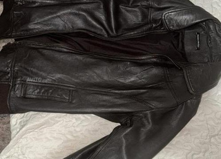 jacket leather bonne qualité 