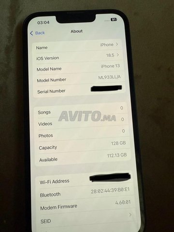 iPhone 13 model americain