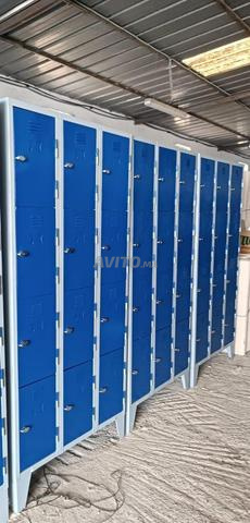 Armoire casier vestiaire métallique \ rangement  - 2