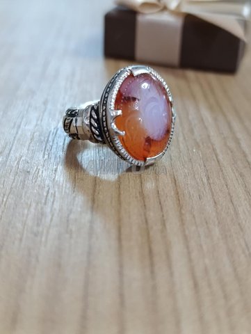 bague argent 980, خاتم