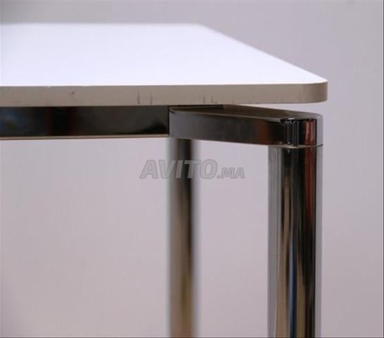 Table Salle à Manger Plano de Fritz Hansen chromé