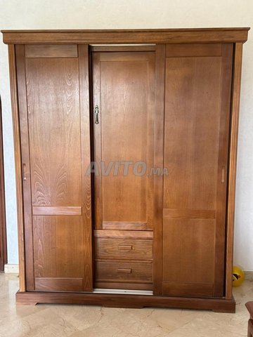 Armoire en bois massif - chambre parentale