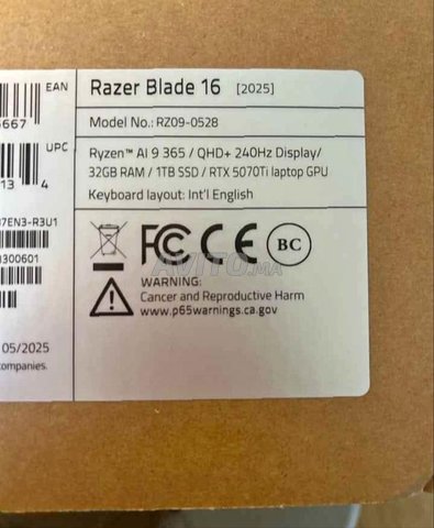 Razer Blade 16 (2025) – Ryzen AI 9 RTX 5070 Ti 