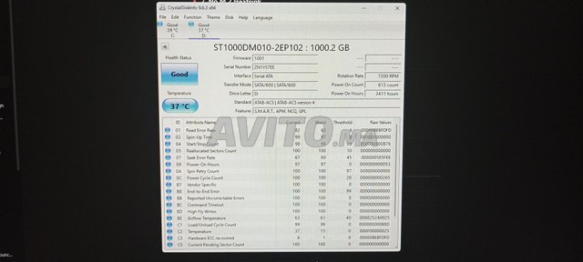1 Térabyte HDD Bon etat