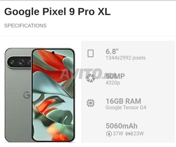google pixel 9 pro XL 