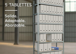 رفوف تخزين خفيفة متعددة الاستخدامات وقابلة للتعديل