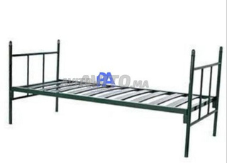 Lit métallique 2 places