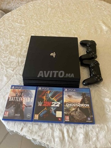 playstation 4 pro 1tb 2 manettes 6 games