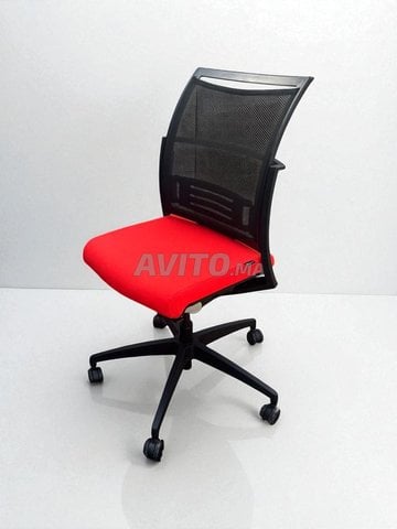 Fauteuil de bureau Magencia rouge mesh promo
