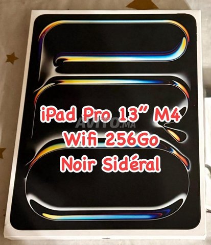 ipad pro 13 pouces M4 256Go Wifi 