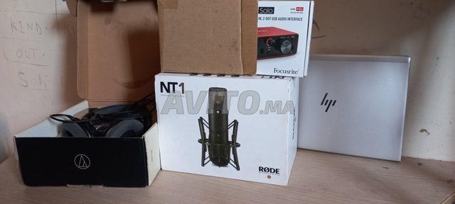 Materiel de studio, pack complet.
