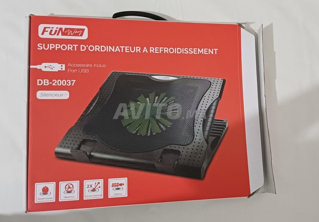 Support d'ordinateur à refroidissement silencieux