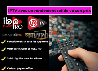 IPTV pas cher rendement solide 4K UHD HDR et FHD
