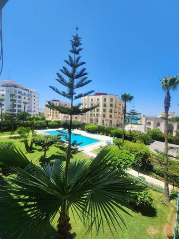 شقة 2 غرف و صالون و مسبح بشاطئ مالاباطا 