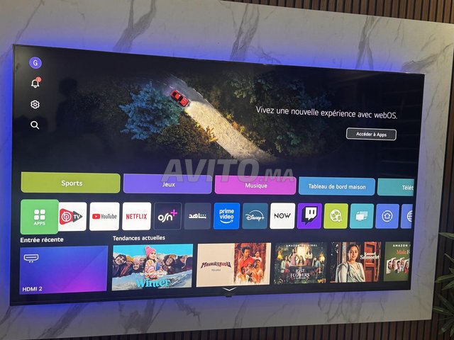 tv lg 75 pouces smart 