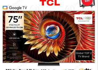 TCL 75 Premium QD-MiniLED 4K UHD, 144Hz 75C8K