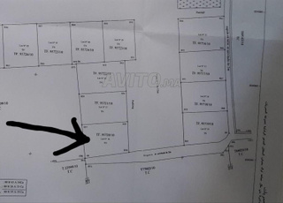 Terrain à vendre 97m² deux facades ouled yich