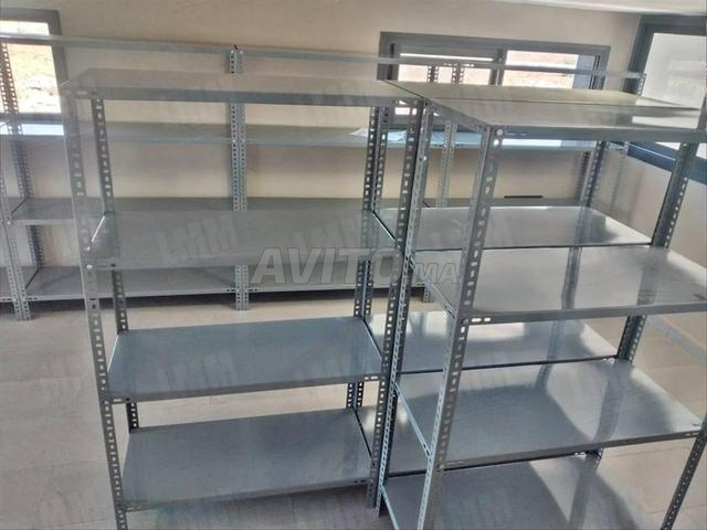 Rayonnage métallique léger a 5 niveaux dispo - 2