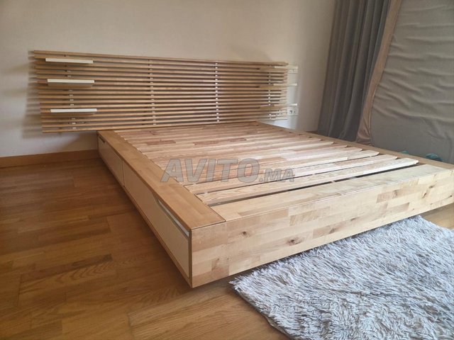 Lit double et matelas 