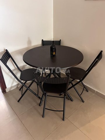 Table à manger ronde 4 chaises