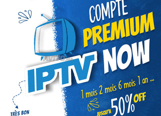 ABONNEMENT IPTV PREMIUM 12 MOIS 
