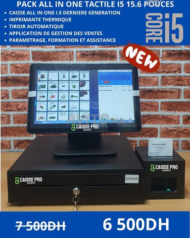 PACK CAISSE ENREGISTREUSE TACTILE I5 