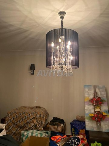 Vente lustre avec ces 7 ampoules led 