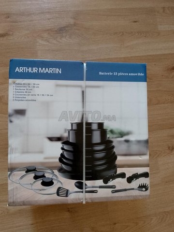 Poêle et casserole Arthur Martin 