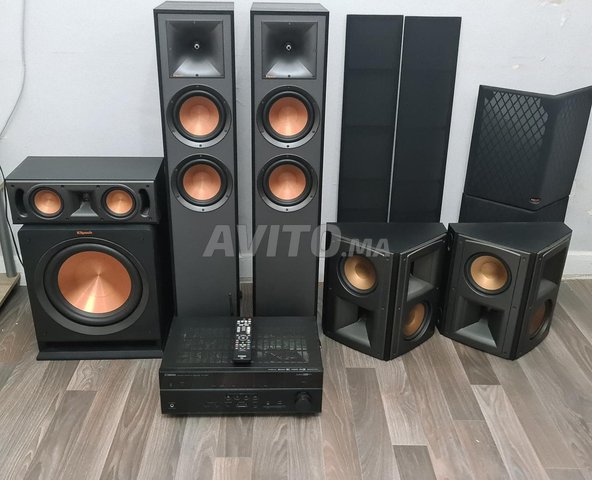 home cinema Klipsch yamaha connecté atmos