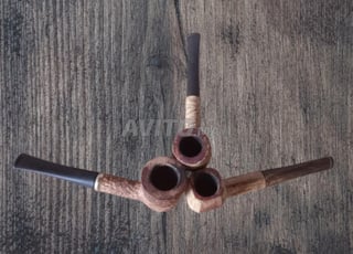 3 Pipes Vintage en Bois - État Excellent