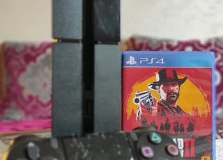 📦 PS4 500GB & RDR2 & Manette – Play khedam mkheyer