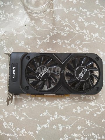 GTX 1050 Ti 4GB–Bonavec légère rouille sur le côté