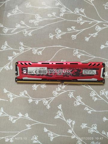 Barrette RAM Ballistix 8GB DDR4 2400 MHz- Très bon - 2