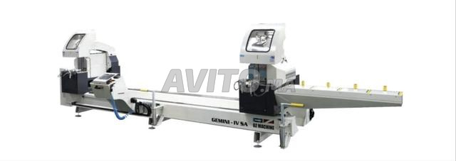 ماكينة لحام وماكينة قطع  معدات تصنيع نوافذ وأبواب