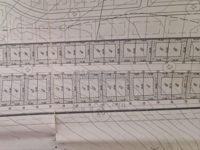 Terrain a vendre riad isly 350 zone villa  - 2