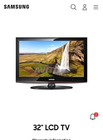 TV Samsung 32 LCD