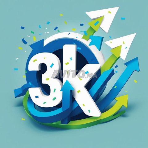  Increase 3k  Facebook Followers Today